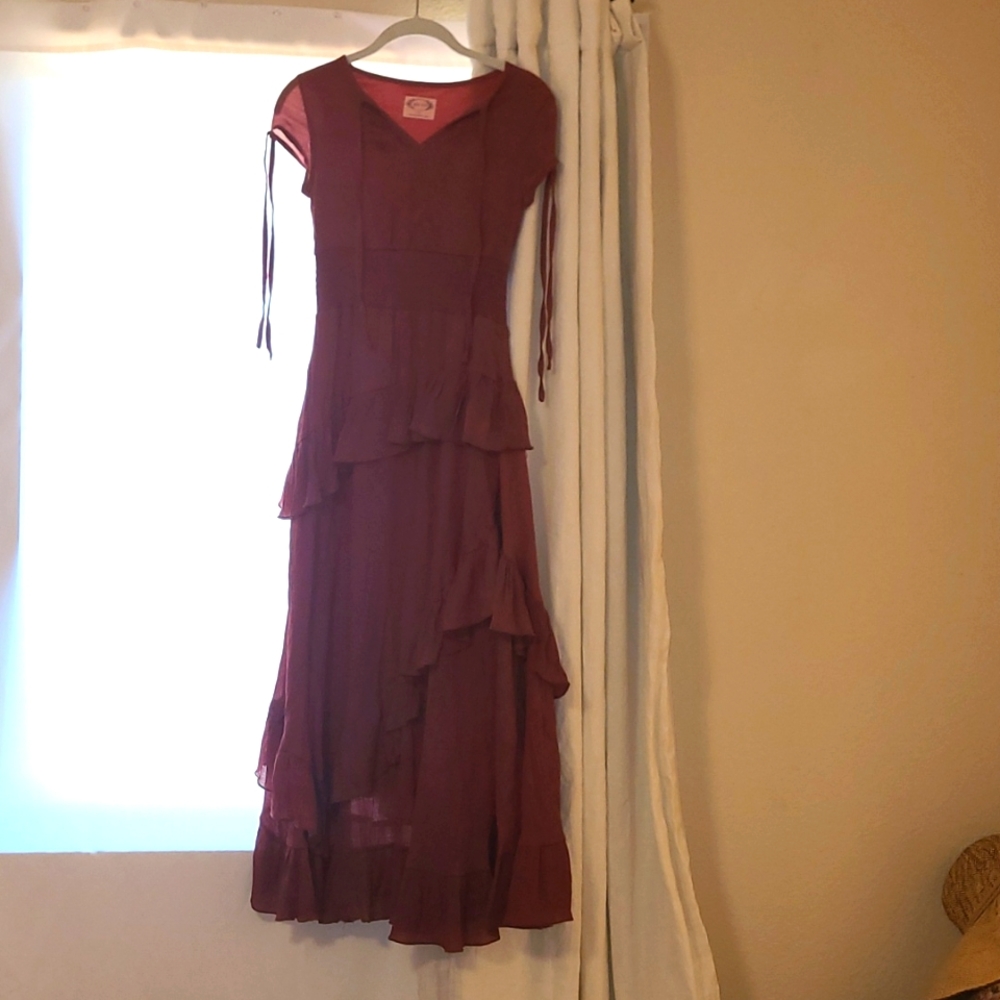 Size 12 girls orange/red joyfolie dress